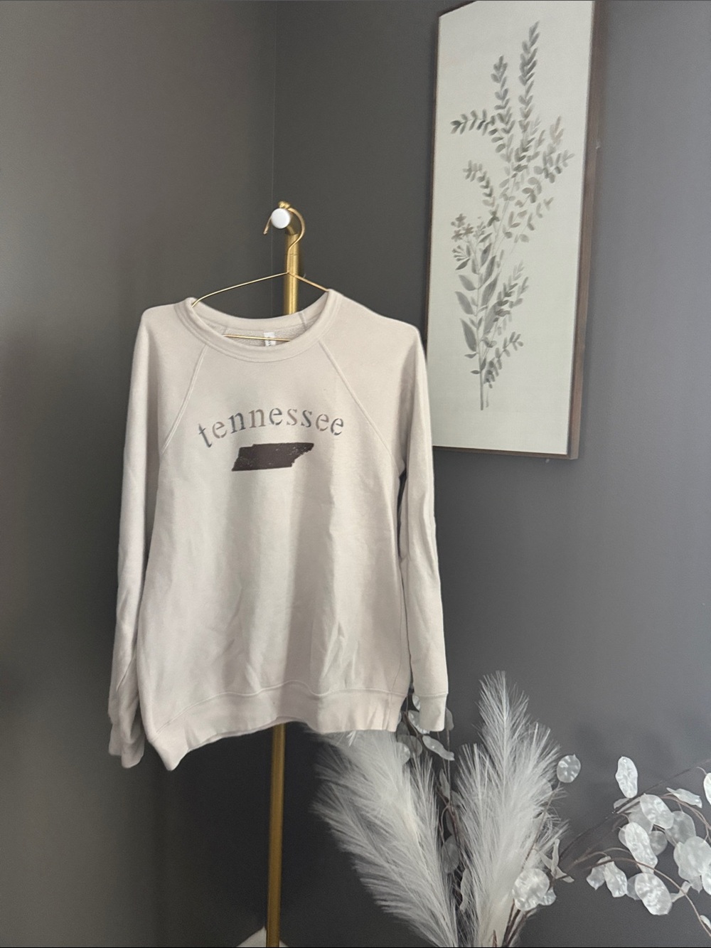 Halo Tennessee Graphic Crewneck Sweatshirt - Cream